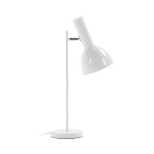 Lámpara mesa metálica blanco lector articulado
