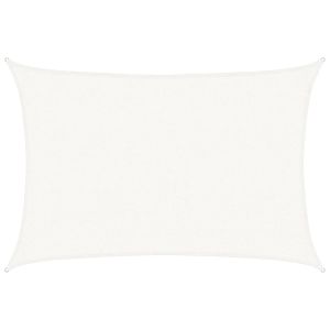 Toldo de vela hdpe blanco 160 g/m² 2,5x4 m