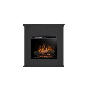 Chimenea eléctrica LED independiente negra kelia de 23"