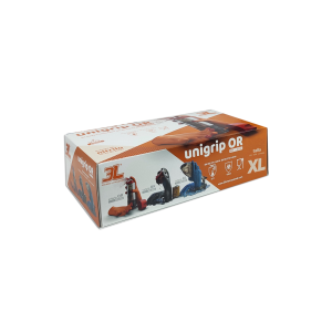 Guantes de nitrilo texturizado unigrip or 50 uds (talla xl)