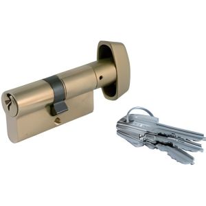 Cilindro de seguridad tesa te5 de latón - 5 pines - 80mm (40x40)