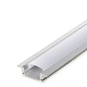 Perfíl aluminio para tira LED - difusor opal rl-a1708 x 2m