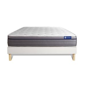 Pack colchón actimemo zen 160x200cm + somier multiláminas, espuma viscoelás