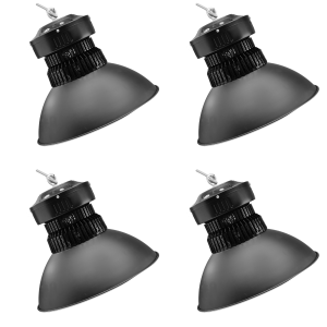 4x campanas LED industrial "tower" 200w 20.000 lm, luz fría 6000k, ip20