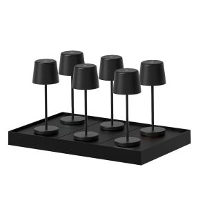Juego de 6 lámparas de mesa con base h22cm kelly mini