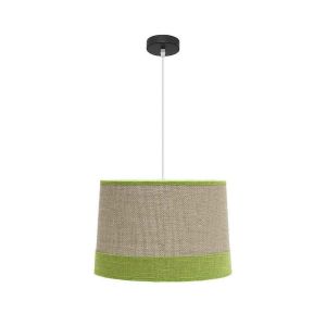 CoLGante tietar 1xE27 saco/verde regx40x40 cm