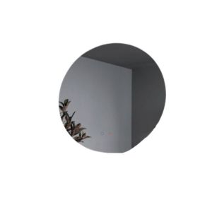 Espejo redondo LED lisboa, antivaho-doble sensor 100cm fría 6500k