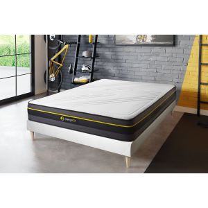 Pack colchón active 120x195cm + somier multiláminas, espuma viscoelástica ,