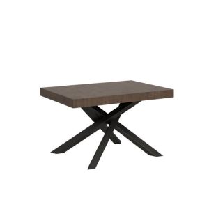 Mesa extensible rectangular - hasta 224 cm - marco antracita