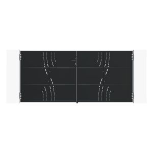 Puerta nali veleta acero 3m alt.160cm + 2 postes carmo