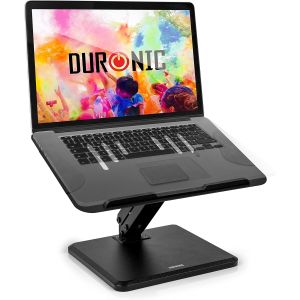 Duronic dml125 soporte ajustable portátil/tablet - 40x26.5cm - ergonómico