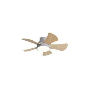 Ventilador de techo LED "gregario" regulable con control remoto (25w 3cct 2