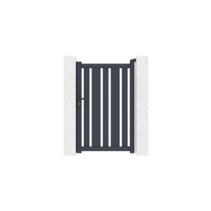Puerta peatonal de aluminio 1m veymont a.160cm