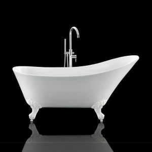 Bañera con patas balmain  161 cm patas águila blancas
