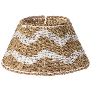 Base de árbol de navidad hiver 43 cm algas marinas blanco