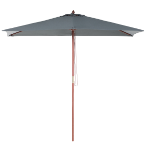 Sombrilla recta 195 cm flamenco gris oscuro