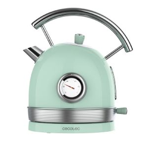 Cecotec hervidor de agua eléctrico thermosense 420 light green. 1,8 litros