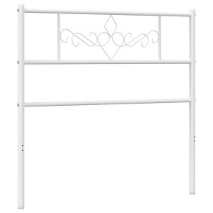 vidaXL cabecero de metal blanco 107 cm
