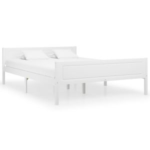 Cama sin colchón madera de pino blanco 120x200 cm es3205