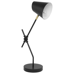 Lámpara de escritorio horton ajustable metal negro
