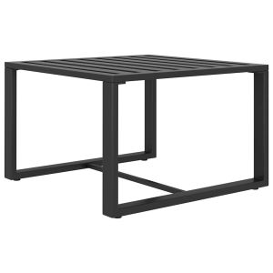 vidaXL mesa de centro de aluminio gris antracita