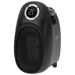 Mini calefactor portátil cerámico, regulador  adler ad7726 negro 1500w