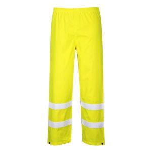 Pantalón alta visibilidad impermeable portwest traffic - amarillo