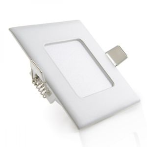 Placa LED 3w 300lm 6000ºk cuadrada 40.000h  [gr-rdp02-3w-cw]