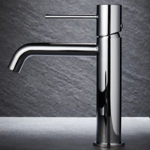 Imex - grifo monomando lavabo caño bajo cromado serie monza