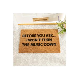 Felpudo 'turn the music down' - 60 x 40 cm