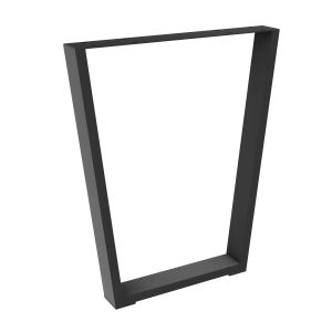 Pata de mesa rei 7-917d.6071.18p | 580x75x710 mm | negro poro