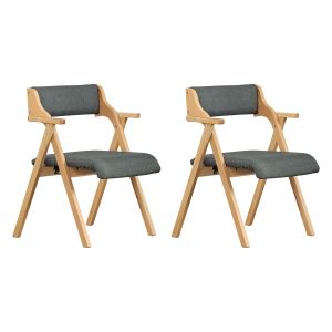 Sobuy silla plegable estructura x gris oscuro