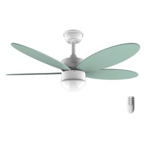 Cecotec ventilador de techo con luz energysilence aero 4260 mint. 40 w