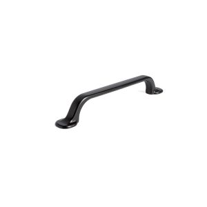 Tirador zamak cadier dist. 128mm. Acabado negro mate