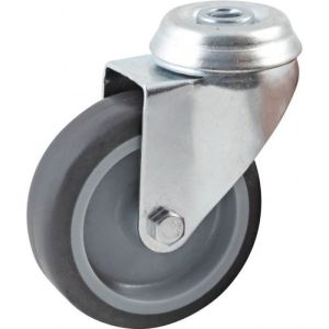 Rueda giratoria - avl - ø 50 mm - goma gris - carga 50 kg