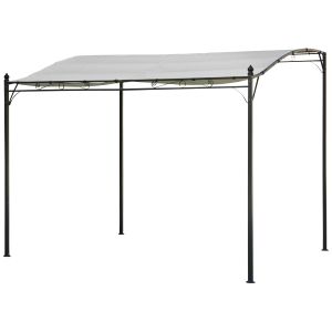 Pérgola adosada 3 × 2,5m nice beige