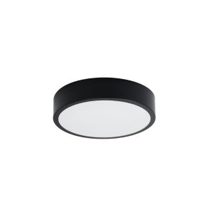Lámpara de techo onyx 1 negro aluminio 30x6x30 cm