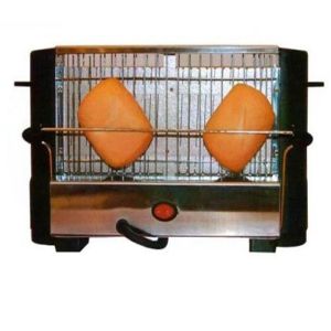 Comelec tp-7713/7714 tostadora 800w negro acero inoxidable - -