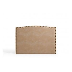Cabecero ambar para cama de 105 de tela camel 115x115x8 matris