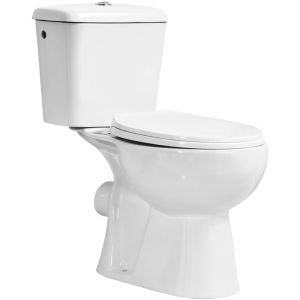 Inodoro completo  sistema antibacteria, tapa amortiguada, salida horizontal