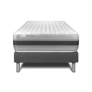Conjunto vital spring recover 120 x 200 cm somier kit gris