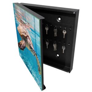 Caja guarda llaves 30x30x5 mundo submarino, apertura izquierda tulup