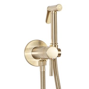 Rea grifo para bidé lungo loop gold brush, 9x7x19 cm