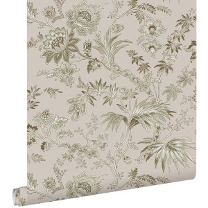Estahome papel pintado flores vintage 53 cm x 10.05 m 139401