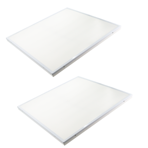 Pack x2 panel LED superficie 60x60cm, 50w, color blanco frío 6000k, 4000 LM