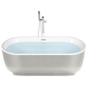 Bañera independiente pinel 170 x 80 cm plateado