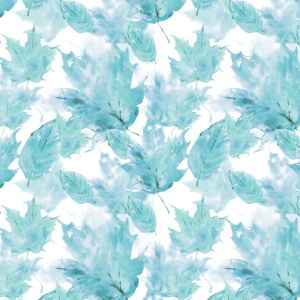 Papel pintado florar plumones azules 60cm por 250cm