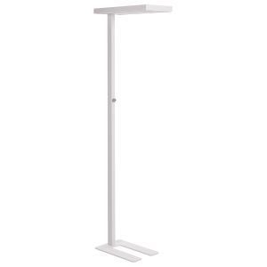 Lámpara LED de pie taurus con regulador de intensidad metal blanco