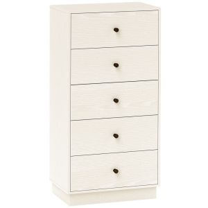 Cómoda 47x29x95 cm color blanco Homcom, hogar - muebles de dormitorio