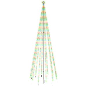 vidaXL árbol de navidad con pincho 732 LED de colores 500 cm